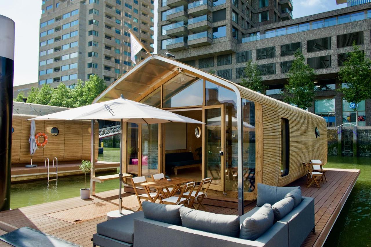 Wikkelboats At Floating Rotterdam Rijnhaven Villa Exterior photo
