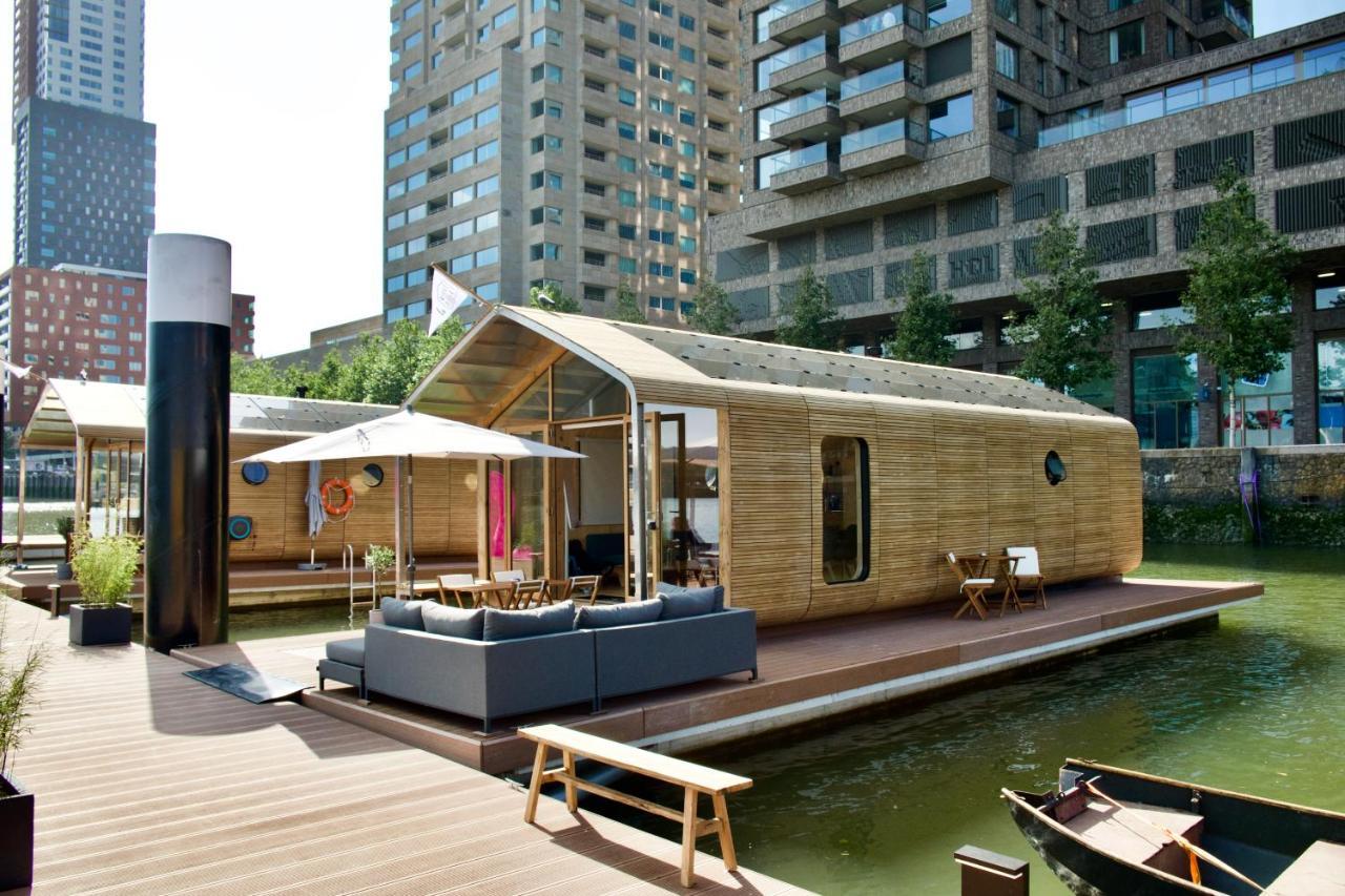 Wikkelboats At Floating Rotterdam Rijnhaven Villa Exterior photo